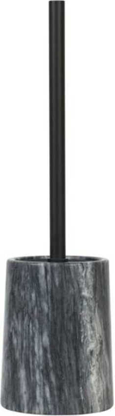 Marmor Toalettbørste med Svart Skaft