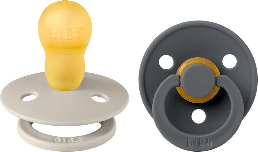 Colour Smokker - Str. 3 - 2-pack - Rund - Sand/Iron - - OneSize - Smokk