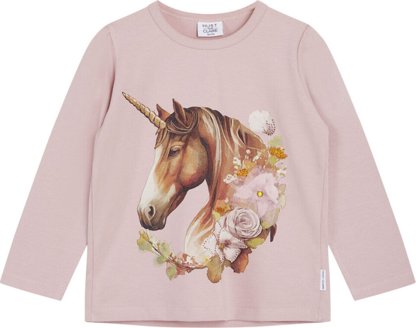 Genser - Anie - Dusty Rose m. Enhjørning - - 1½ år (86) - Genser