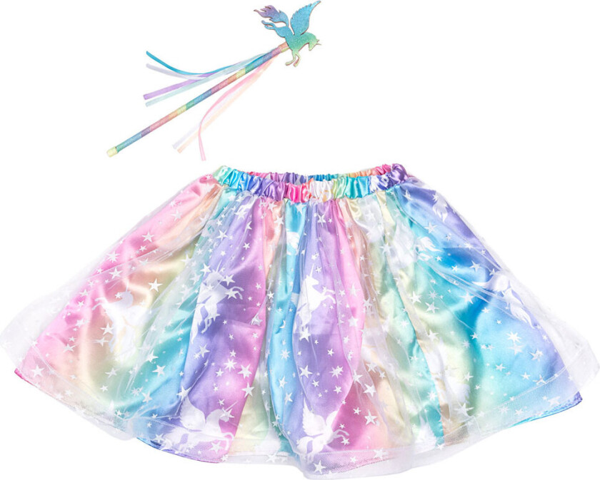 Kostymer - Tyllskjørt/Tryllestav - Enhjørningen - - 4-6 år (104-116) - Kostymer