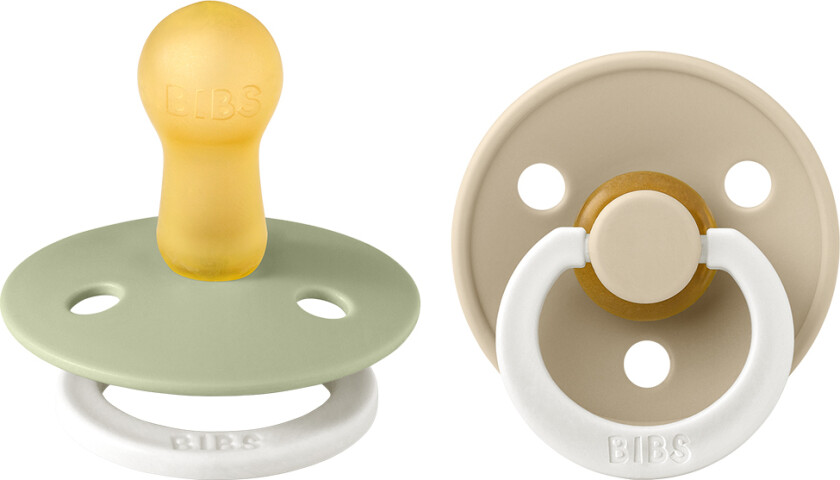 Colour Lysende smokker - Str. 2 - 2-pack - Rund - Sage Glow - - OneSize - Smokk