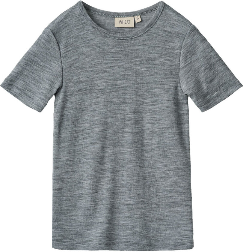 T-skjorte - Ull - Seo - Melange Grey - - 5 år (110) - T-skjorte