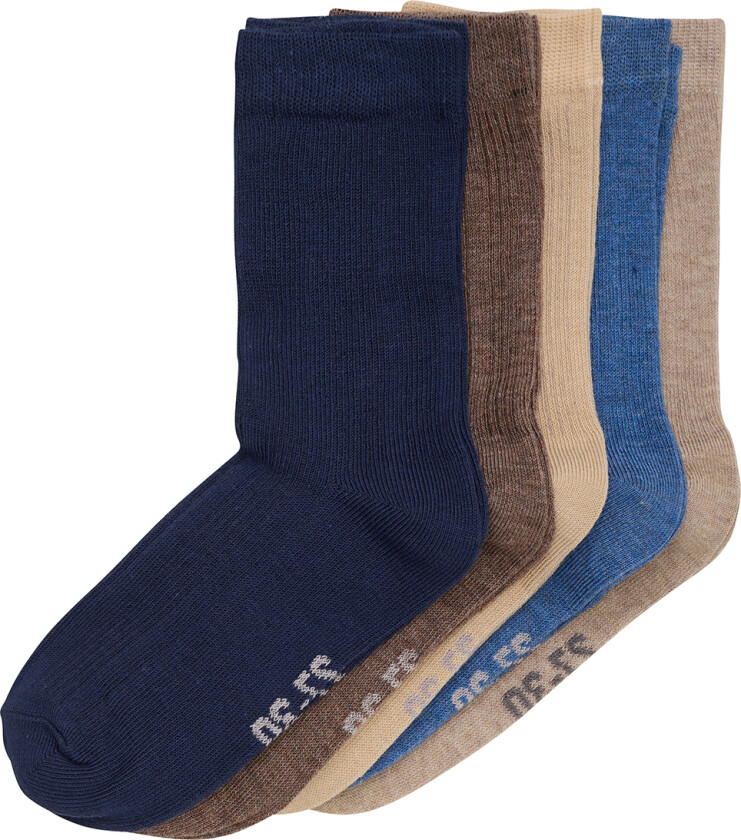 Sokker - 5-pack - Dark Navy - - 23/26 - Sokker