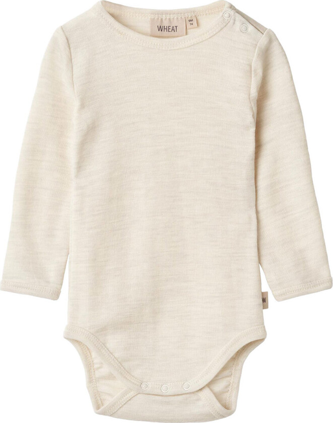 Body L/æ - Ull - Lucca - Eggeskallmelert - - 56 - Langermet Body