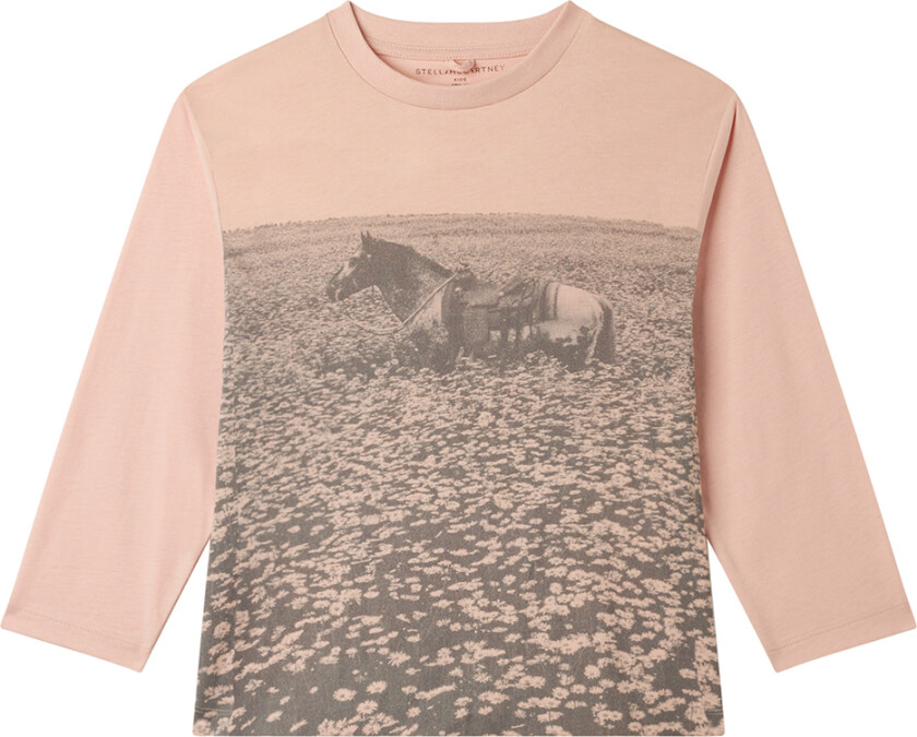 Genser - Rosa m. Hest - - 4 år (104) - Genser