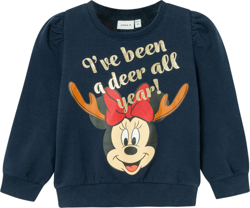 Collegegenser - NmfSine - Dark Sapphire - - 1½ år (86) - Collegegenser