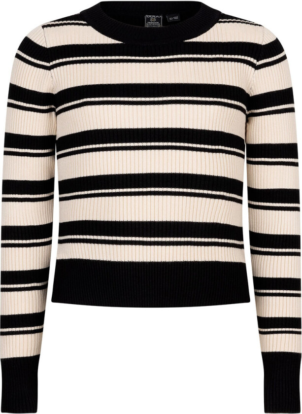 Indisk Blue Jeans Genser - Strikk - Viskose - Svart - Indian Blue Jeans - 16 år (176) - Genser