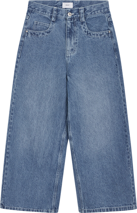 Jeans - GRVorgar Baggy - Blå - - 11 år (146) - Jeans
