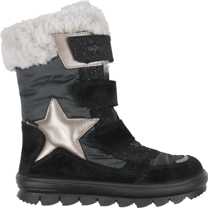 Vintersko - Tex - Flavia - Svart/Beige - - 37 - Vinterstøvler