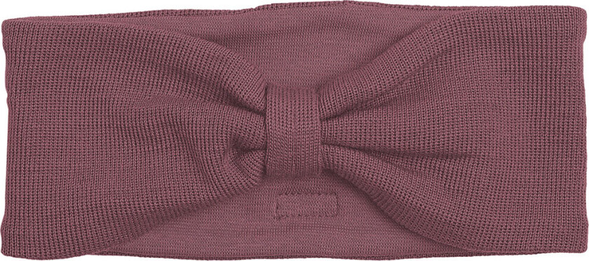 Pannebånd - Ull/Bomull - Dusty Heather m. Sløyfe - - 2-4 år (92-104) - Lue