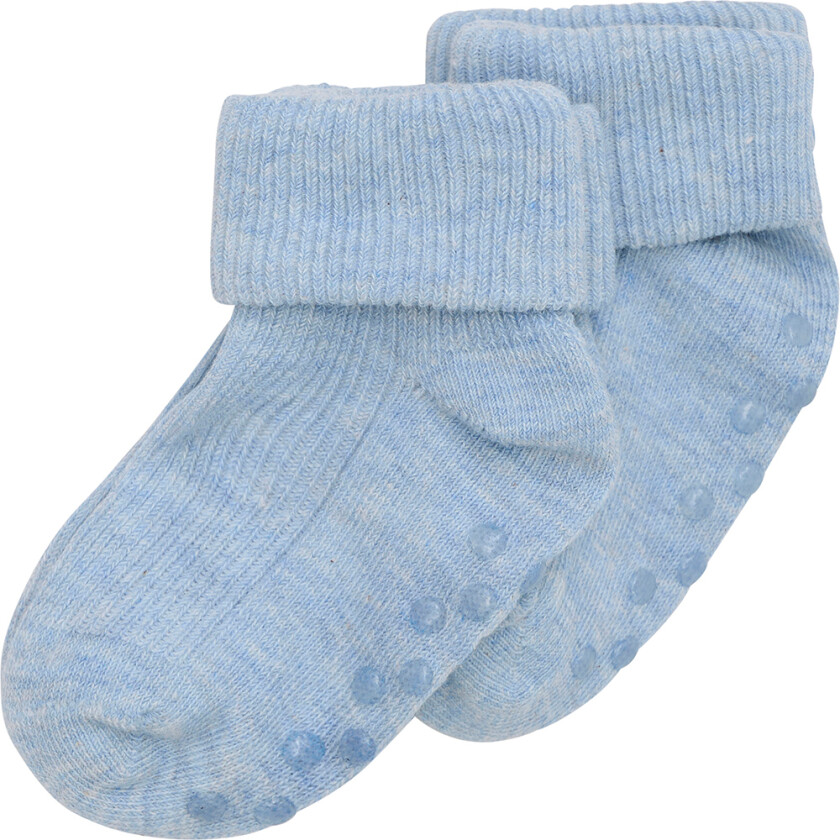 Strømpebukser - 2-pack - Rib - Noos - Vinter Sky Melange - - 15/18 - Sokker