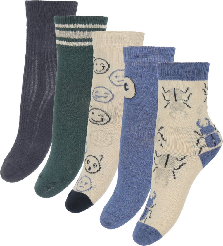 Sokker - 5-pack - Army Green - - 31/34 - Sokker