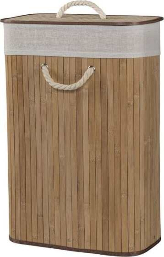 Bamboo Skittentøyskurv med Lokk Natur
