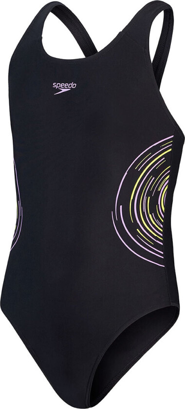 Badedrakt - Plassering - Black/Purple - - 5-6 år (110-116) - Badetøy