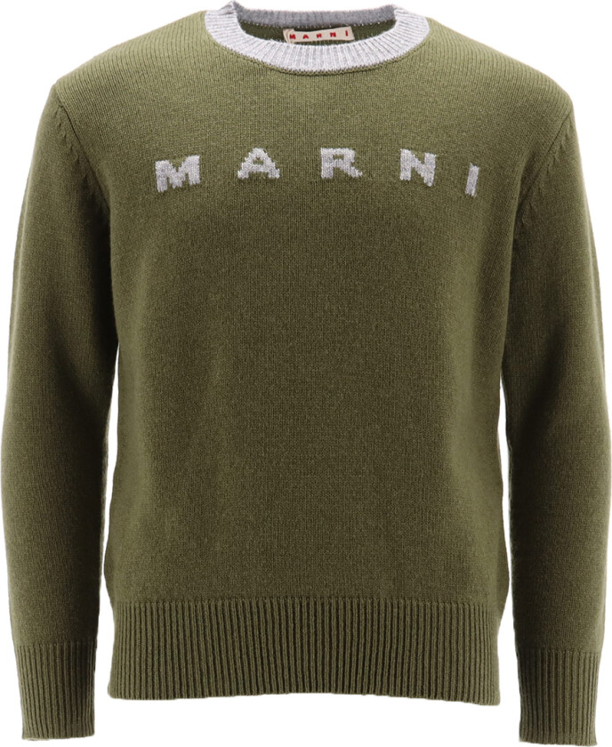 Genser - Ull - Deep Lichen Green - - 8 år (128) - Genser