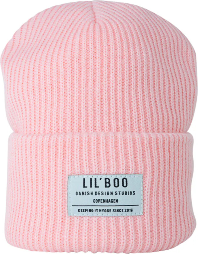 Lil'Boo Copenhagen Lue - Strikk - Koselig Beanie - Bubble Rosa - Lil' Boo Copenhagen - 1-3 år (80-98) - Lue