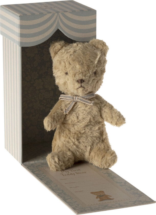 Kosedyr - My First Teddy - 15 cm - Sand - - OneSize - Kosedyr