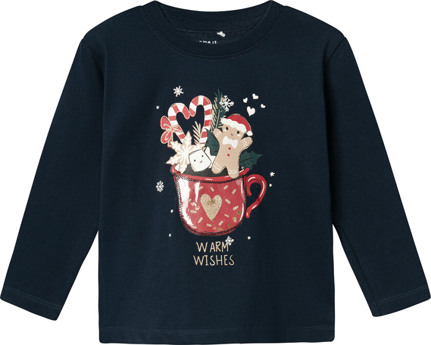 Genser - NmfRbell - Dark Sapphire - - 2 år (92) - Genser