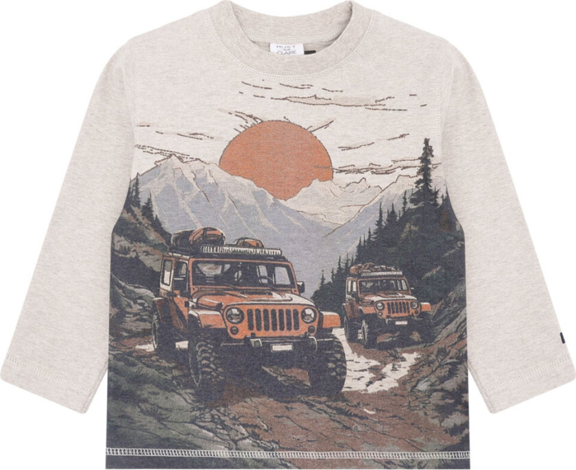 Genser - Anton - Beige Melange - - 2 år (92) - Genser