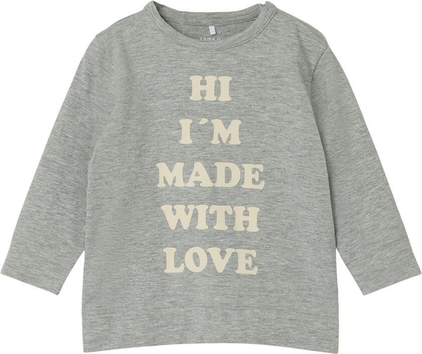 Genser - NbmLara - Grey Melange - - 50 - Genser