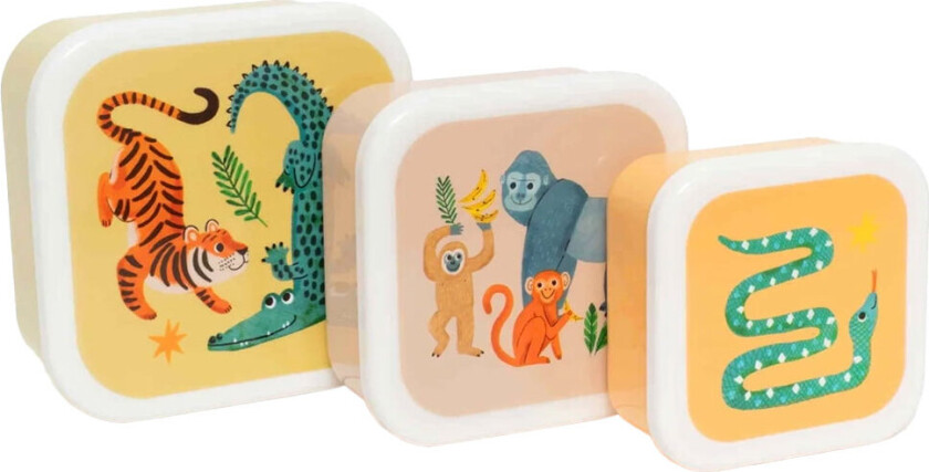 Matboks Sett - Opp Down Animals - - OneSize - Matboks