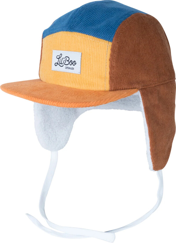 Lil'Boo Copenhagen Caps - Corduroy - Yellow/Brown/Blue - Lil' Boo Copenhagen - 56-58 cm - Caps