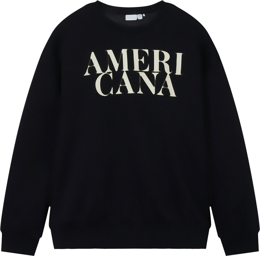 Collegegenser - NkfOrina - Black - - 7-8 år (122-128) - Collegegenser