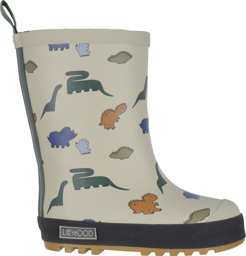 Gummistøvler m. for - Mason - Mist m. Dinosaurer - - 27 - Gummistøvler