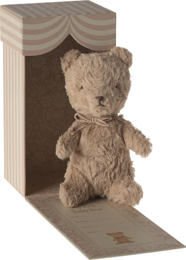 Kosedyr - My First Teddy - 15 cm - Powder - - OneSize - Kosedyr