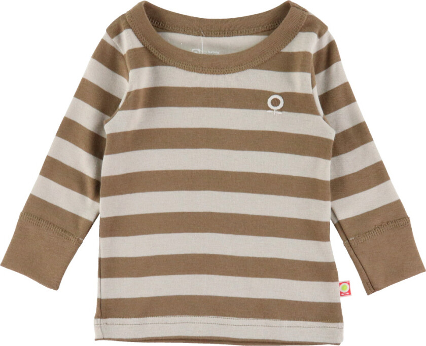 Genser - Brun/Beige Stripete - - 7 år (122) - Genser