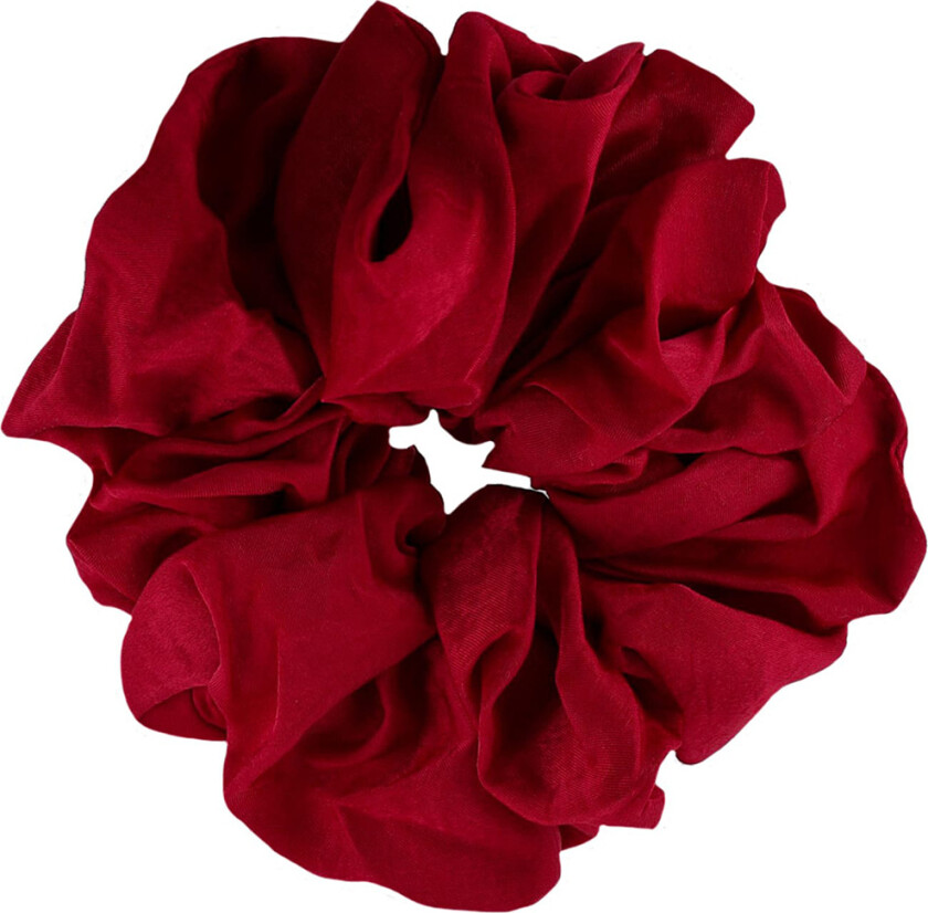 Scrunchie - Isabella - Vinrød - - OneSize - Hårpynt