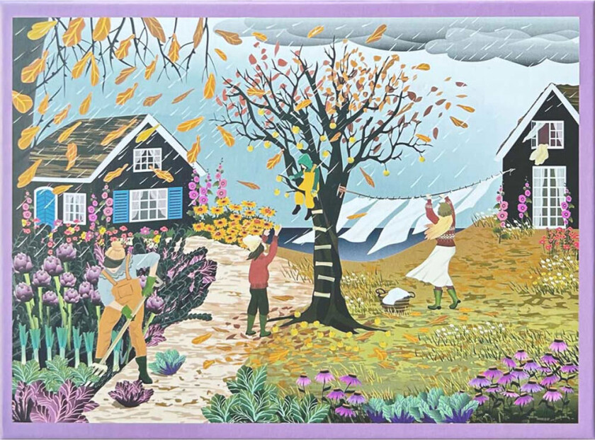 Puslespill - 1000 Brikker - Here Comes The Rain - - OneSize - Puslespill