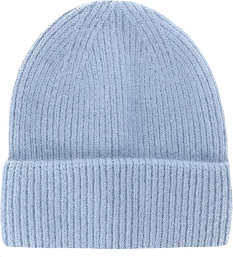 Lue - Ull/Polyester stoff - Strikk - Magda - Lyseblå - - 54-59 cm - Lue