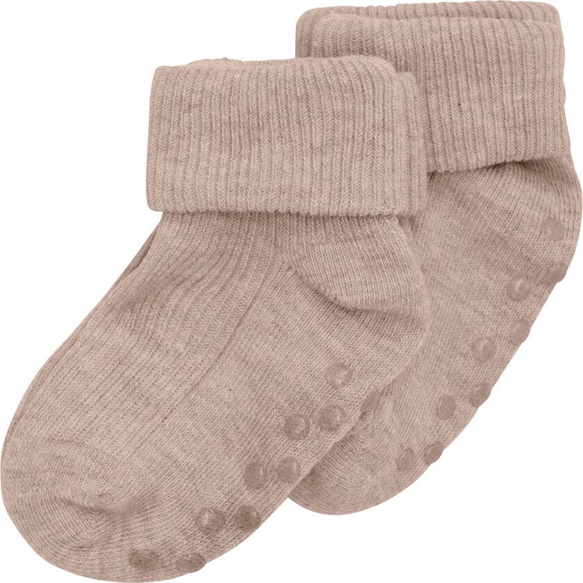 Sokker - Rib - 2-pack - Sølv Mink Melange - - 23/26 - Sokker