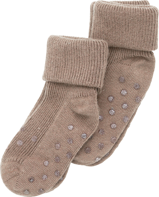 Sokker - Rib - 2-pack - Sølv Mink Melange - - 23/26 - Sokker