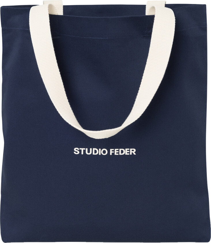 Shopper - Sigrid - Lerret - Navy - - OneSize - Veske