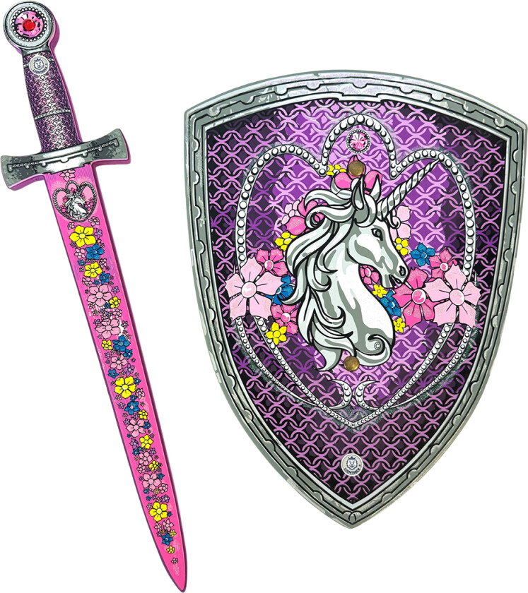 Kostymer - Prinsessesett - Unicorn - - OneSize - Kostymer