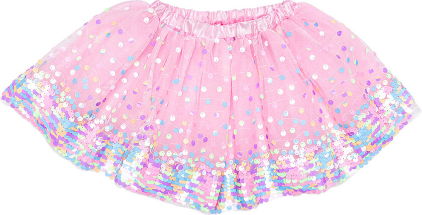 Kostymer - Tyllskjørt - Rosa/Neon/Palietter - - 4-6 år (104-116) - Kostymer