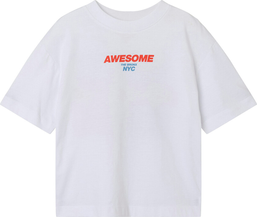 T-skjorte - NmmJopo - Jet Strøm - - 6 år (116) - T-skjorte