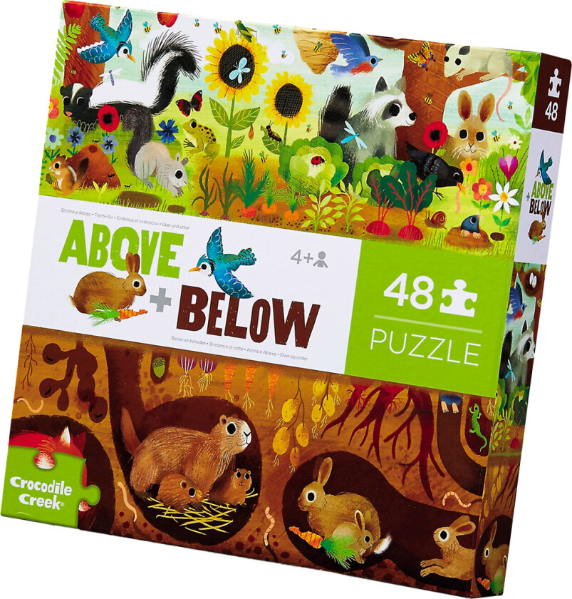 Puslespill - 48 Brikker - Oppdagelse i hagen - - OneSize - Puslespill