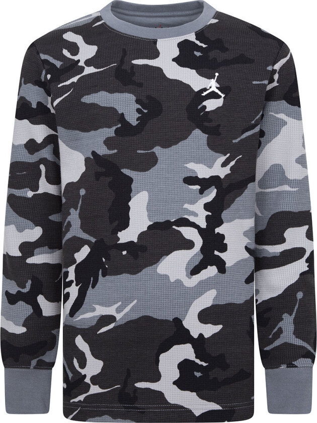 Genser - Piqué - Smoke Grey/Camo - - 10-12 år (140-152) - Genser