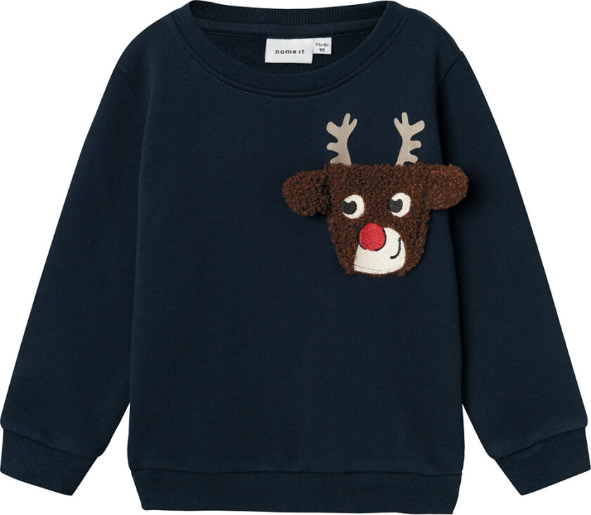 Collegegenser - NmmRsanta - Dark Sapphire - - 3 år (98) - Collegegenser