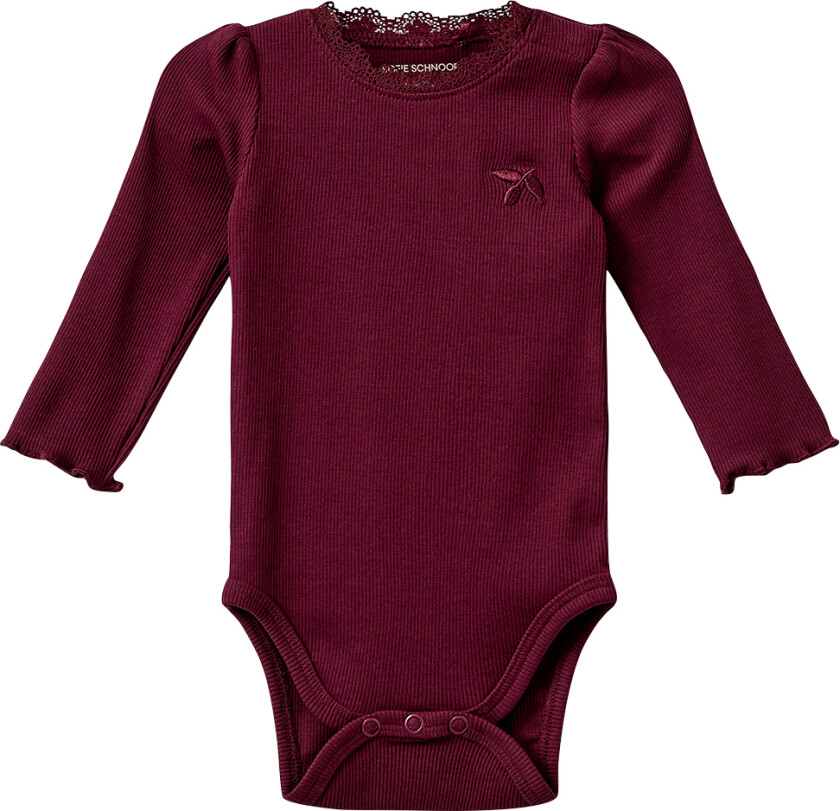 Body L/æ - Rib - Dictesb - Burgundy - - 56 - Langermet Body