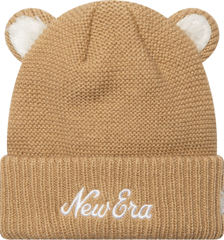 Lue - Strikk - Brun - - 2-4 år (92-104) - Lue