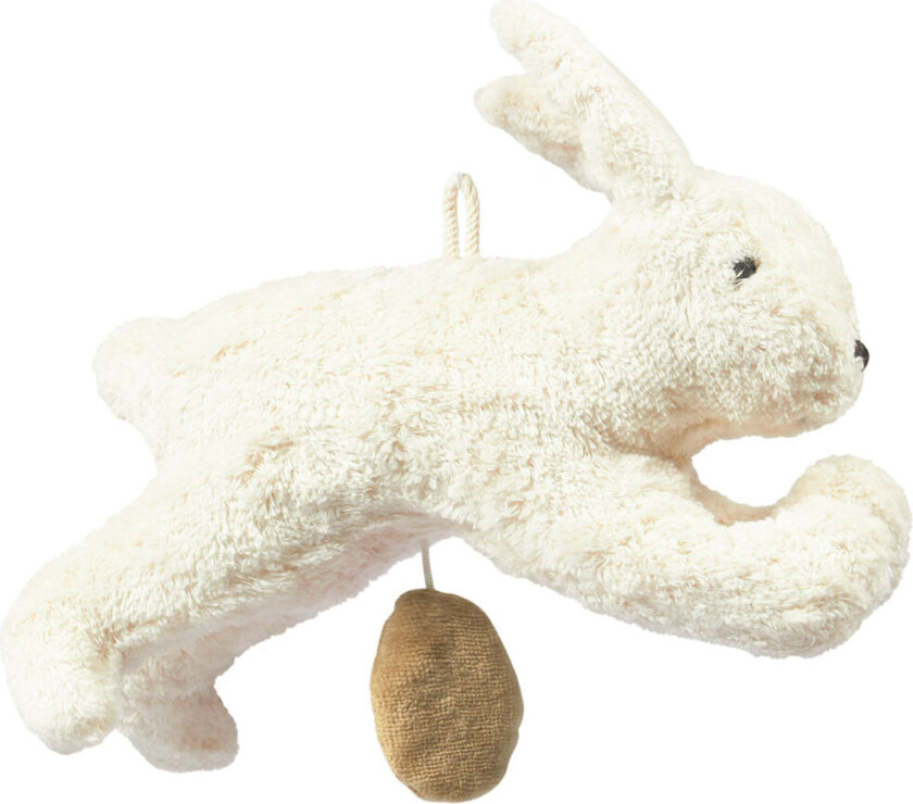 Kosedyr m. Musikk - Kanin - 27x13 cm - Off Whit - - OneSize - Kosedyr