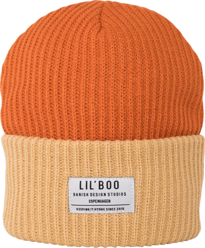 Lil'Boo Copenhagen Lue - Strikk - Koselig Beanie - Caramel/Sand - Lil' Boo Copenhagen - 1-3 år (80-98) - Lue
