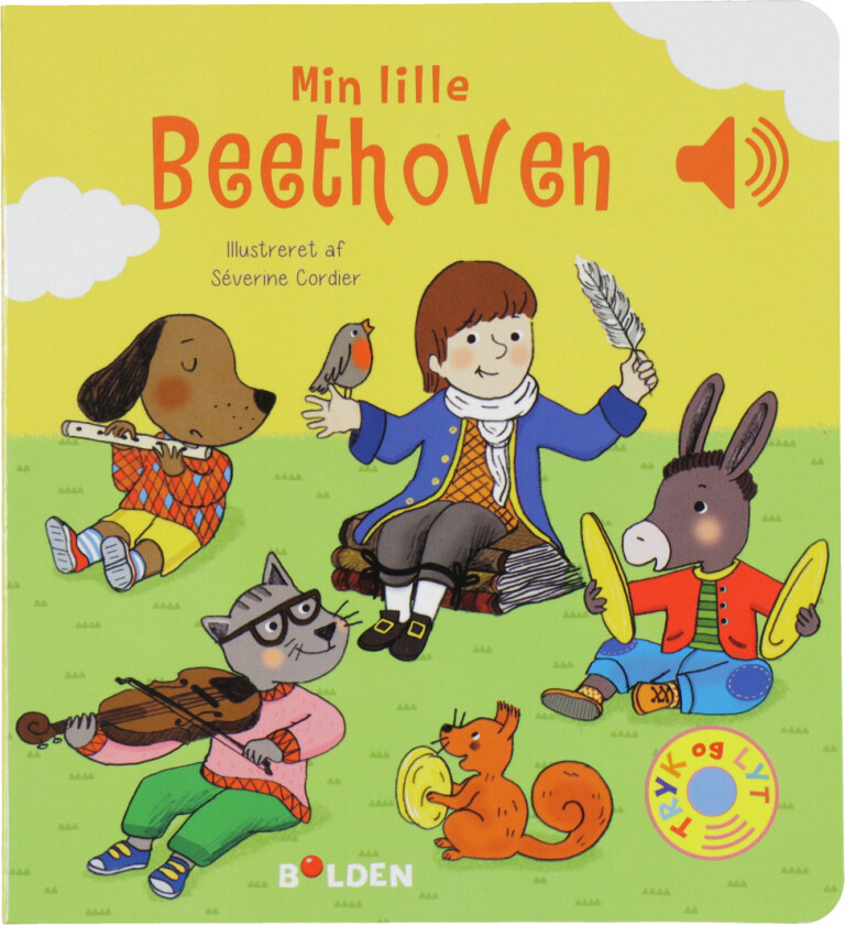 Bok med lyd - Min Liten Bok med Beethoven - - OneSize - Bok m. lyd