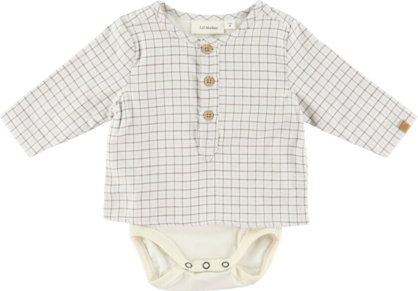 Lil' Atelier Body L/æ - NbmDamieno - Turteldue - Lil Atelier - 1 år (80) - Langermet Body