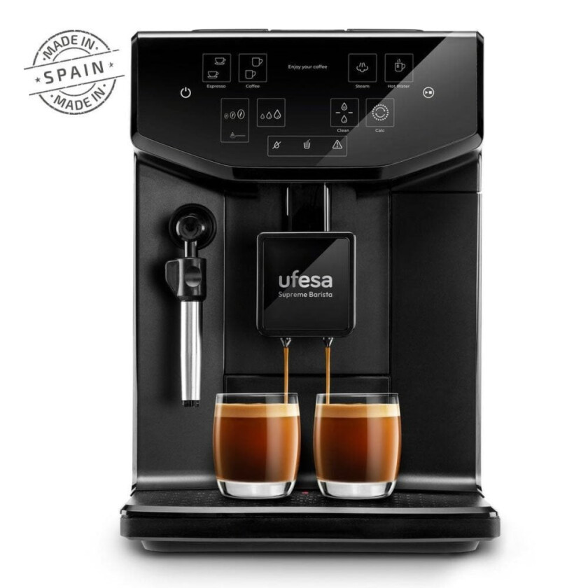 Superautomatisk kaffetrakter UFESA SUPREME BARISTA Svart 20 bar 2 L