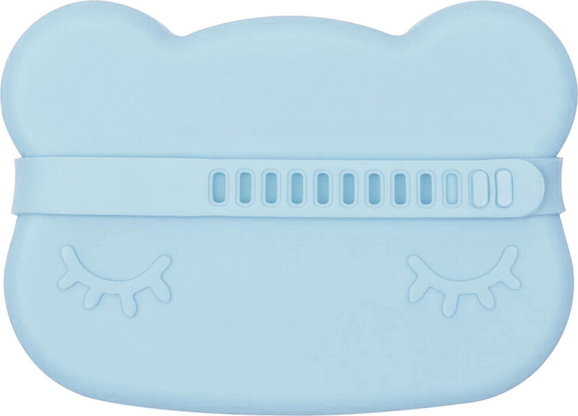 Snackboks - Bjørn - Silikon - Powder Blue - - OneSize - Matboks